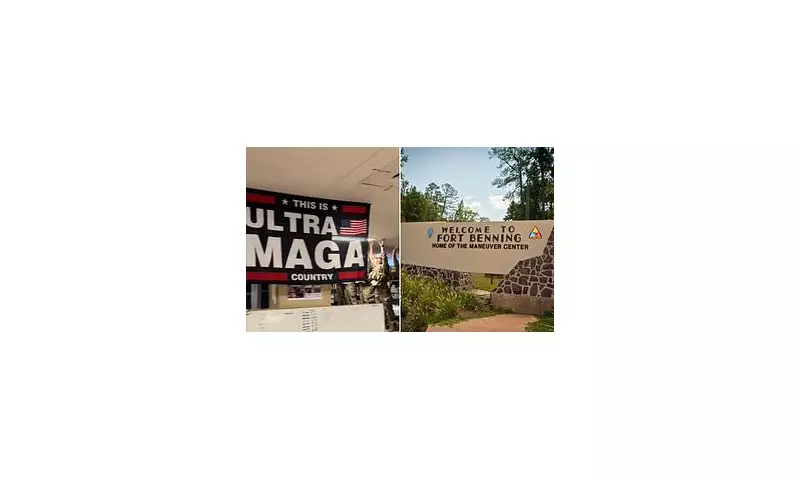 Army Sergeant Investigated After Soldiers Ordered to Do Push-Ups in Front of MAGA Banner
