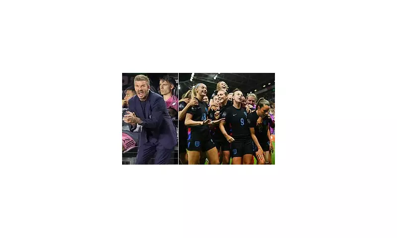 David Beckham Cheers on Lionesses in Thrilling Euros Final Against Spain