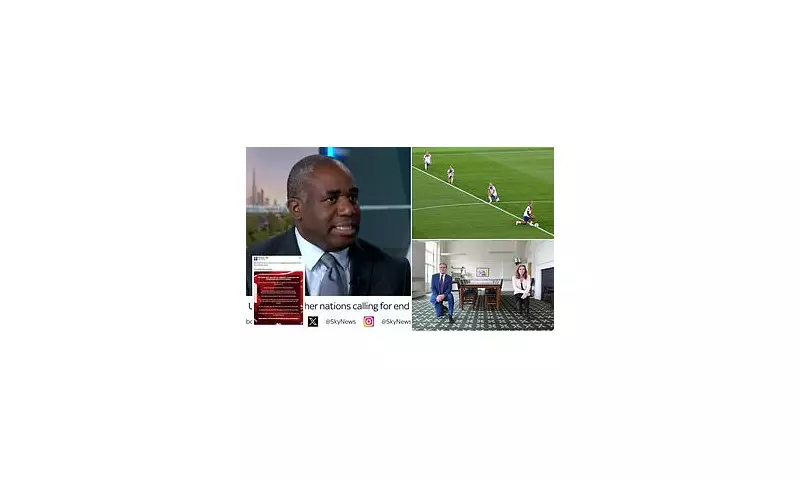 David Lammy Takes a Knee with Lionesses in Powerful Stand Against Racism in Football