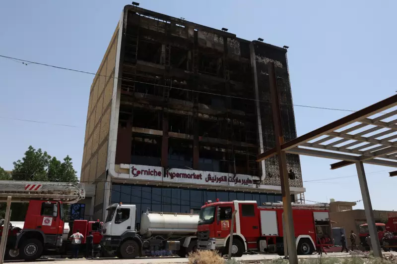 Deadly Fire Engulfs Shopping Mall in Iraq's Al Kut, Killing at Least Six