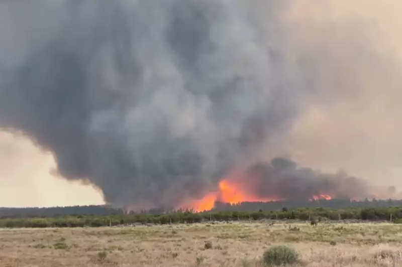 Dramatic Fire Vortex Captured in Utah Wildfire – Stunning Video Goes Viral