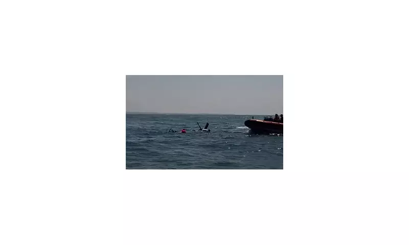 Dramatic Footage: Air Scooter Plummets into English Channel During Failed Cross-Channel Flight