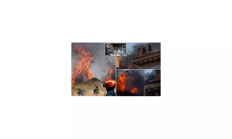 Eastern Europe and Greece Engulfed by Wildfires: Families Forced to Flee as Flames Spread