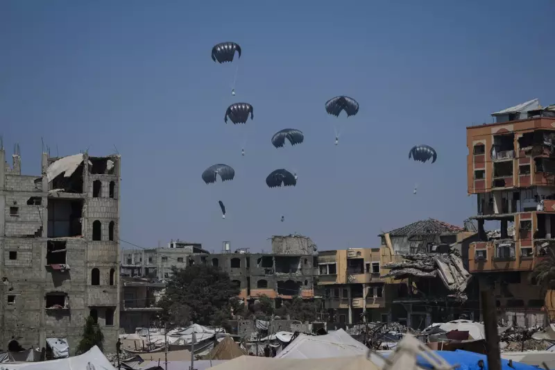 Gaza Aid Crisis: Desperate Air Drops as Land Deliveries Blocked