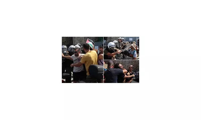 Greek Riot Police Clash with Pro-Palestine Protesters in Athens: Tensions Escalate