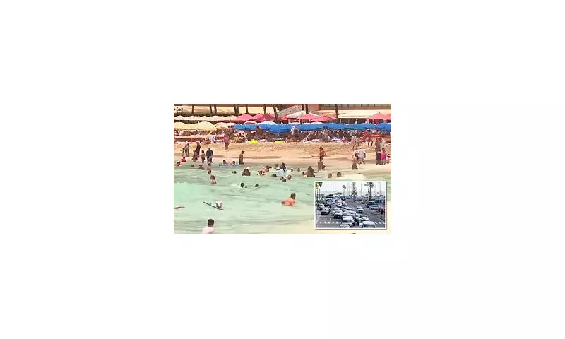 Hawaii's Waikiki Beach: Swimmers and Sunbathers Defy Tsunami Warning Amidst Rising Tensions