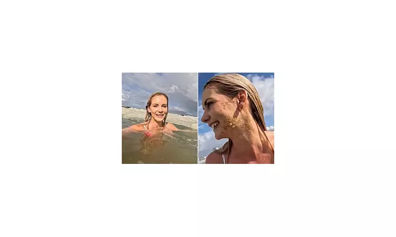Influencer Sparks Outrage by Swimming in Murky Sea Foam Amid Sewage Spill Claims