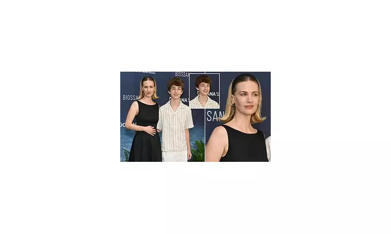 January Jones Stuns with Rare Red Carpet Appearance Alongside Towering 13-Year-Old Son – But Mystery Still Surrounds His Father
