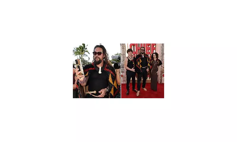 Jason Momoa Steps Out with Kids Wolf and Lola in Rare Red Carpet Appearance Post Lisa Bonet Split