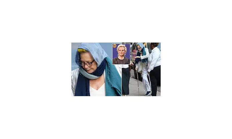 Jean Smart, 73, Spotted Walking with Cane in NYC After Knee Surgery Following Scary Fall