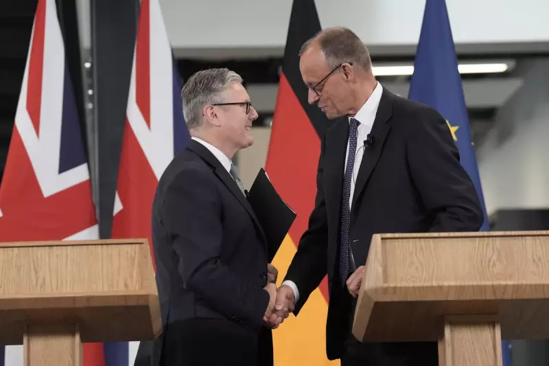 Keir Starmer and Friedrich Merz Discuss UK-Germany Relations at Airbus Facility in Stevenage