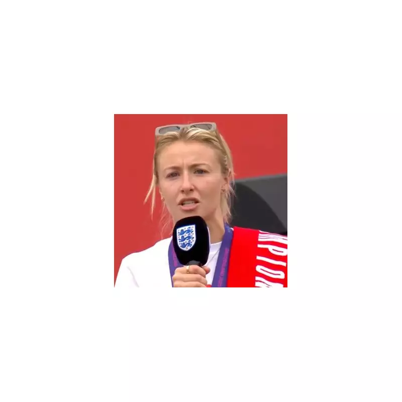 Leah Williamson Leads England Lionesses in Victory Parade After Historic Euro 2022 Win