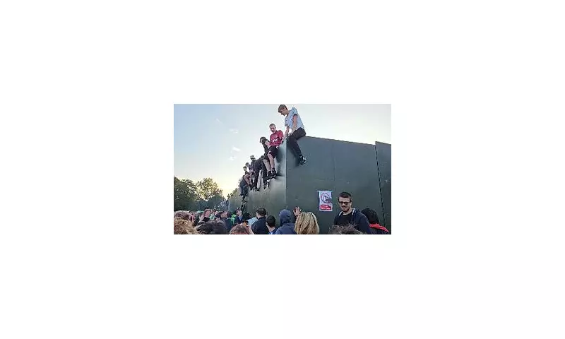 Oasis Fans Storm Heaton Park Gig: Watch the Chaotic Scenes as Security Fails to Stop Barrier Climbers