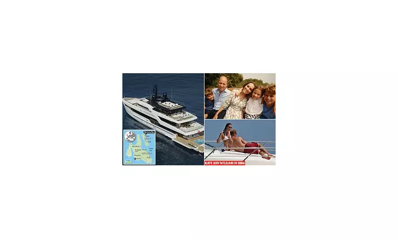 Prince William and Princess Kate Spotted Aboard £40 Million Superyacht During Luxurious Getaway