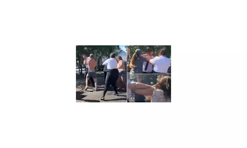 Shocking Brawl Erupts in McDonald's Drive-Thru: Staff Blows Whistle on Chaotic Scene