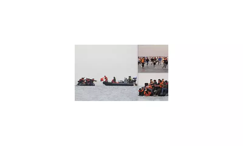 Shocking Footage: French Coastguard Hands Lifejackets to Migrants Crossing Channel to UK