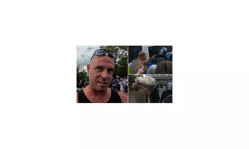 Shocking Moment: Protester's Teeth Knocked Out During Epping Migrant Hotel Demo – Reveals They Were GLUED In!