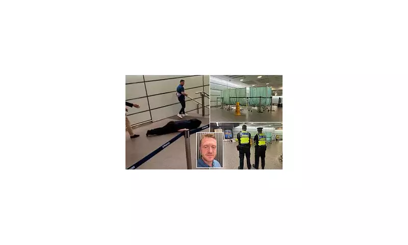 Tommy Robinson Caught on Camera Punching Man Unconscious in London's St Pancras