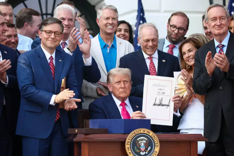 Trump Slams Spending Bill as 'Disgrace', Vows to Fight for Tax Cuts and Healthcare Reform