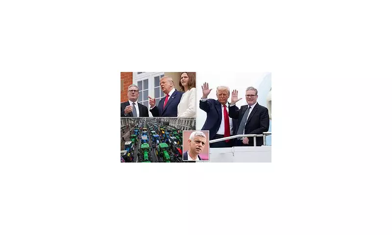 Trump's UK Visit: Tense Encounters with Starmer and Khan Amid Epstein Island Wind Controversy