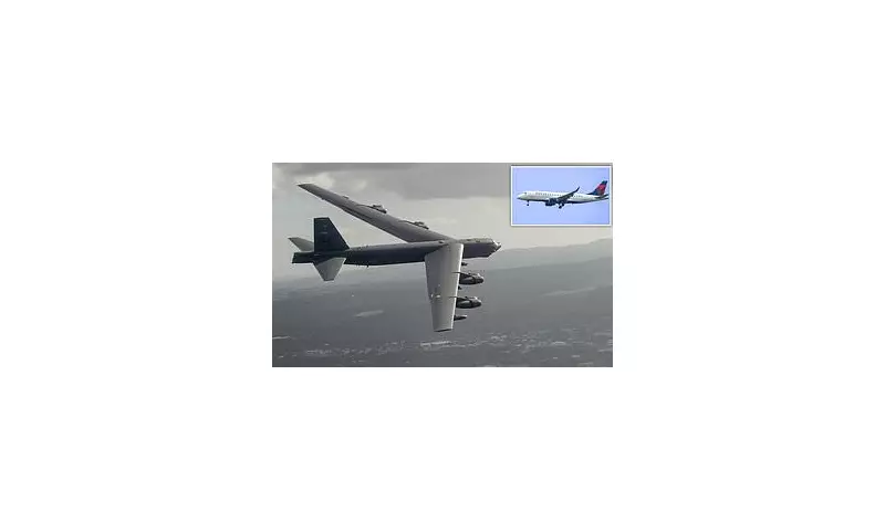US Air Force B-52 Bomber Forced to Swerve Mid-Air Near Minot, North Dakota – Dramatic Incident Revealed