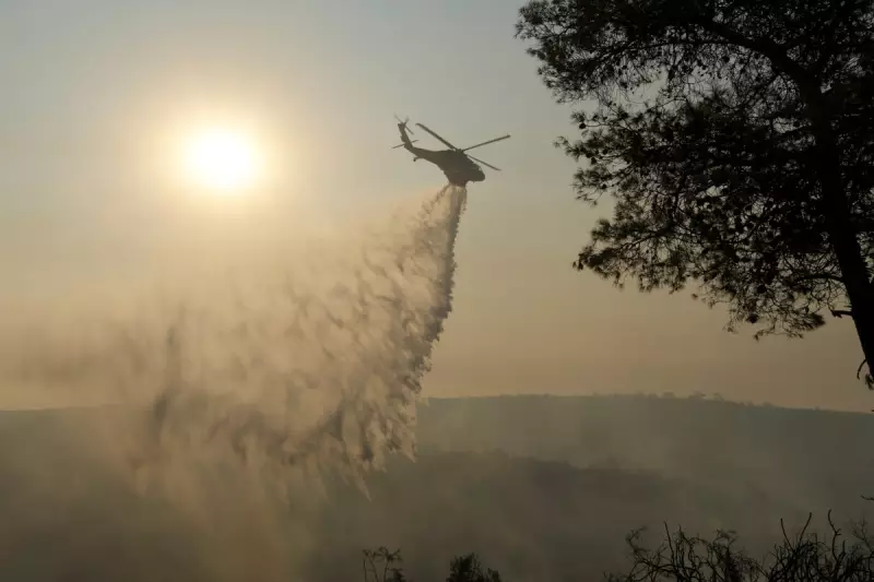 Wildfires Ravage Cyprus: Emergency Services Battle Blazes Near Limassol