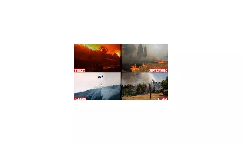 Wildfires Ravage Southern Europe: Tourists Flee as Flames Engulf Holiday Hotspots in Turkey and Greece
