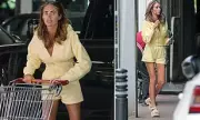 Amy Childs Flaunts Dramatic Weight Loss in Bold Yellow Shorts During Essex Outing