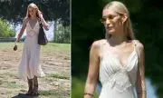 Bella Hadid Stuns in a Plunging Silky Slip Dress – See Her Bold Fashion Statement!