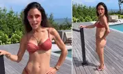 Bethenny Frankel Stuns in Skimpy Thong Bikini During SI Swimsuit Runway Show