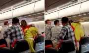 Chaos in the Skies: Passengers Brawl Mid-Flight Over Loud Talking