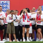Chloe Kelly Steals the Show at England Lionesses' Victory Parade in London