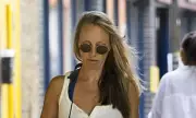 Chloe Madeley Flaunts Toned Legs in Denim Shorts During London Stroll