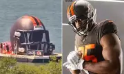 Cleveland Browns' Helmet Unveiling Takes a Wild Turn as Fan Plunges into Lake Erie