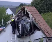 Dramatic Barn Roof Crash in Germany Leaves Multiple Seriously Injured