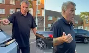 Dramatic Confrontation: Furious Motorist Denies Scratching Car in Heated Exchange