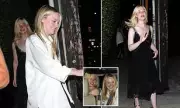 Elle and Dakota Fanning Share a Glamorous Sisterly Night Out in London