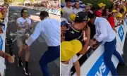 French Security Takes No Prisoners: Pro-Palestine Protester Flips Over Barrier at Tour de France