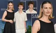 January Jones Stuns with Rare Red Carpet Appearance Alongside Towering 13-Year-Old Son – But Mystery Still Surrounds His Father