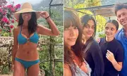 Jenny Powell Stuns in Blue Bikini During Sun-Drenched Spanish Getaway with Family