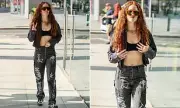 Jess Glynne Stuns in London with Toned Abs and Stylish Outfit
