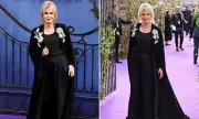 Joanna Lumley Stuns in Gothic Glamour at 'Wednesday' Season 2 Premiere