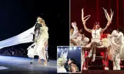Lady Gaga Dazzles Las Vegas with Spectacular Mayhem Ball Tour: A Visual Feast of Artistry and Extravagance