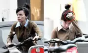 Lily Allen Spotted Without Wedding Ring During Bike Ride in Notting Hill