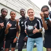 Lioness Star Millie Bright Shares Football Wisdom with Youngsters in Heartwarming Session