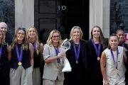 Lionesses Honoured at Buckingham Palace: Sarina Wiegman and Team Celebrate with Keir Starmer