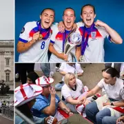 Lionesses' Triumphant Parade: England's Euro 2022 Heroes Celebrate in London