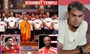 Liverpool Star Luis Diaz Visits Buddhist Temple in Japan Ahead of Bayern Munich Clash
