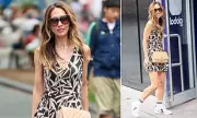 Myleene Klass Stuns in Summer Minidress as She Leaves Smooth Radio Studios