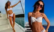 Myleene Klass Stuns in White Bikini as She Flaunts Her Ageless Beauty on Holiday
